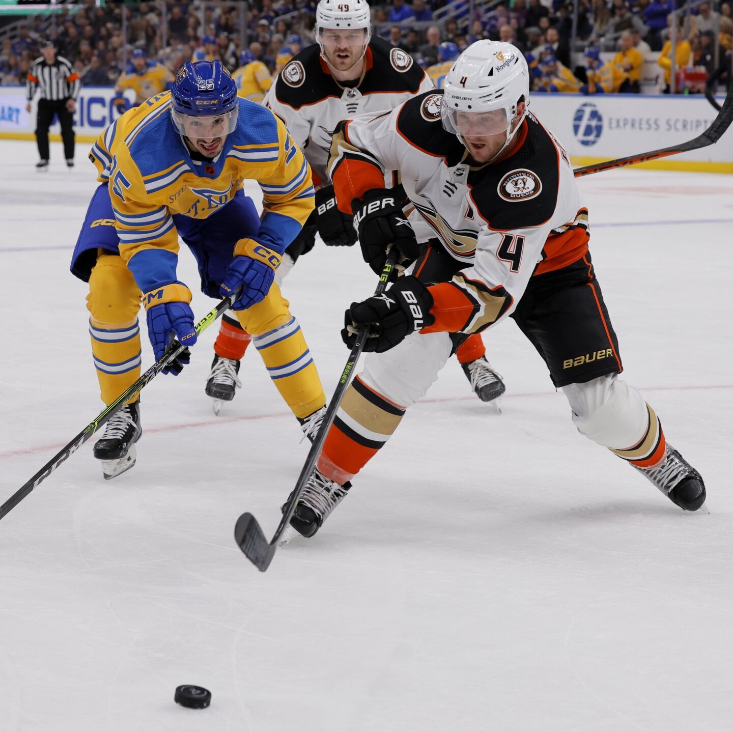 Blues host Ducks